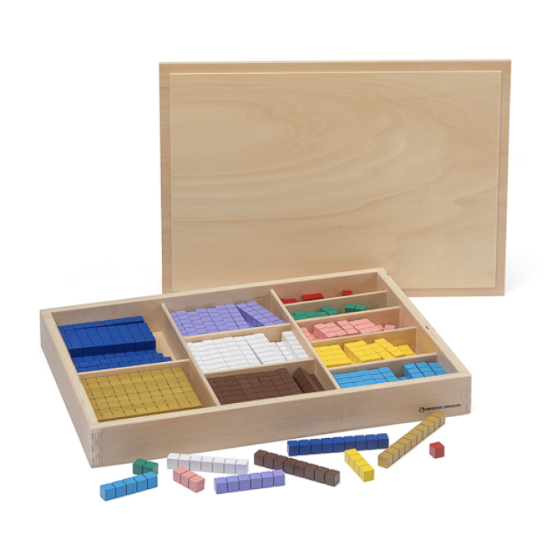 ASTICELLE DA CALCOLO CON SCALANATURE DELLA MONTESSORI