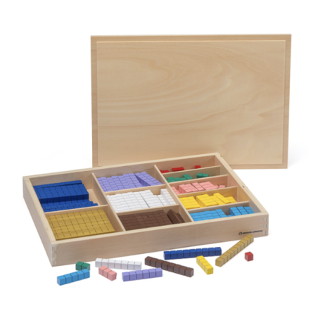 ASTICELLE DA CALCOLO CON SCALANATURE DELLA MONTESSORI